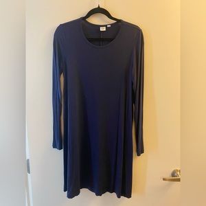 Gap Cotton long sleeve dress. Navy Blue. Size M.